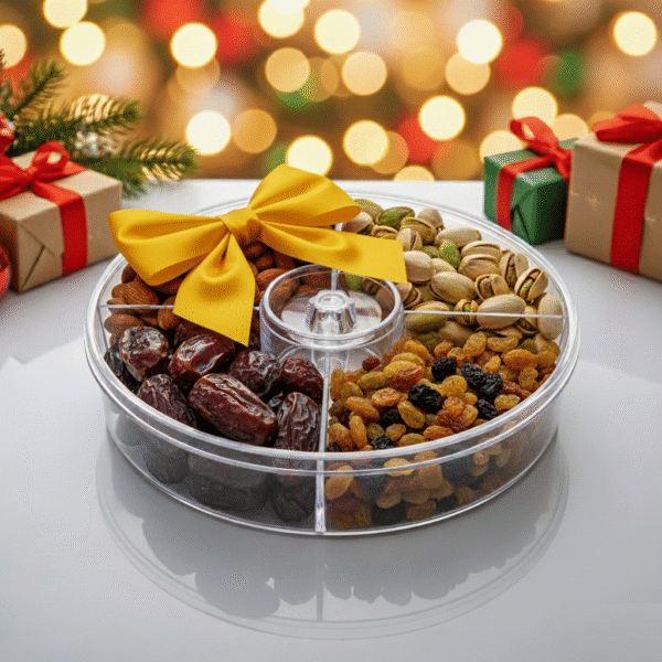 5 Partition Mix Dry Fruit Tray